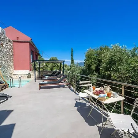 فيلة Elisabeth Sea View Private Pool Fiskardo Kefalonia