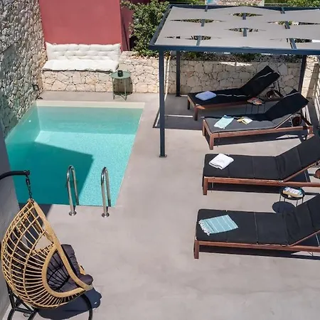 Elisabeth Sea View Private Pool Fiskardo Kefalonia 别墅 *
